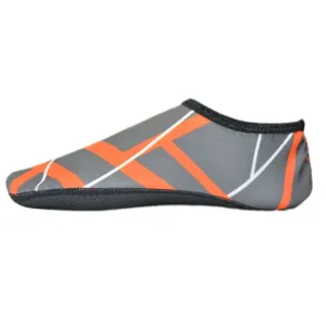 1 Pair Outdoor Snorkeling Non-Slip Soft Bottom Beach Diving Socks, Size: 42-43(Gray Orange)