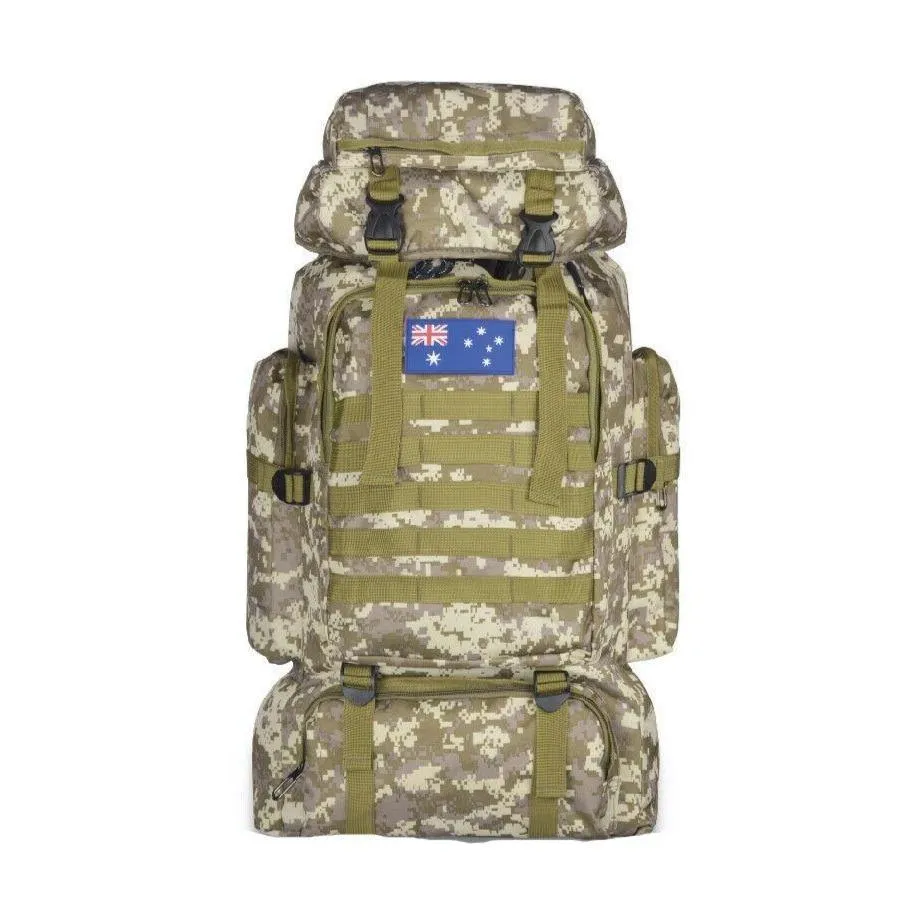 80L Tactical Hiking Backpack