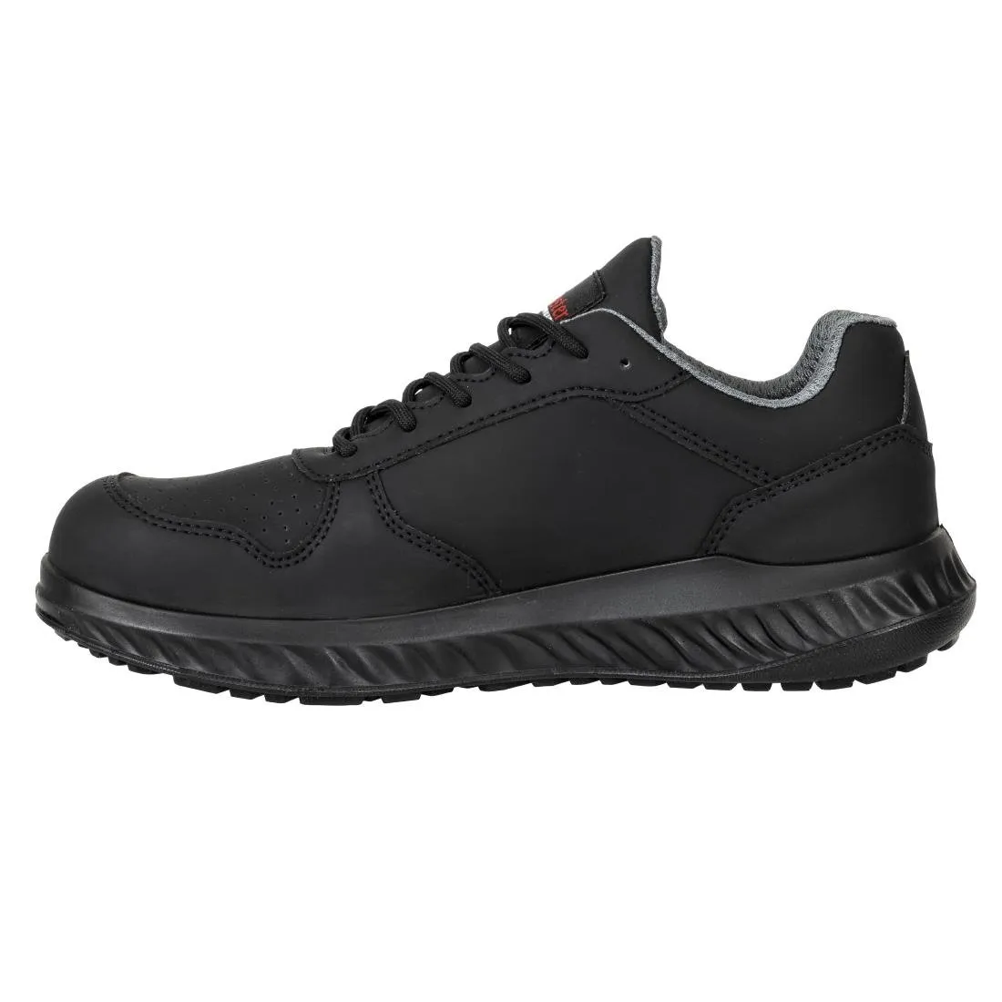 BA063-39 Slipbuster Recycled Microfibre Trainers Matte Black 39