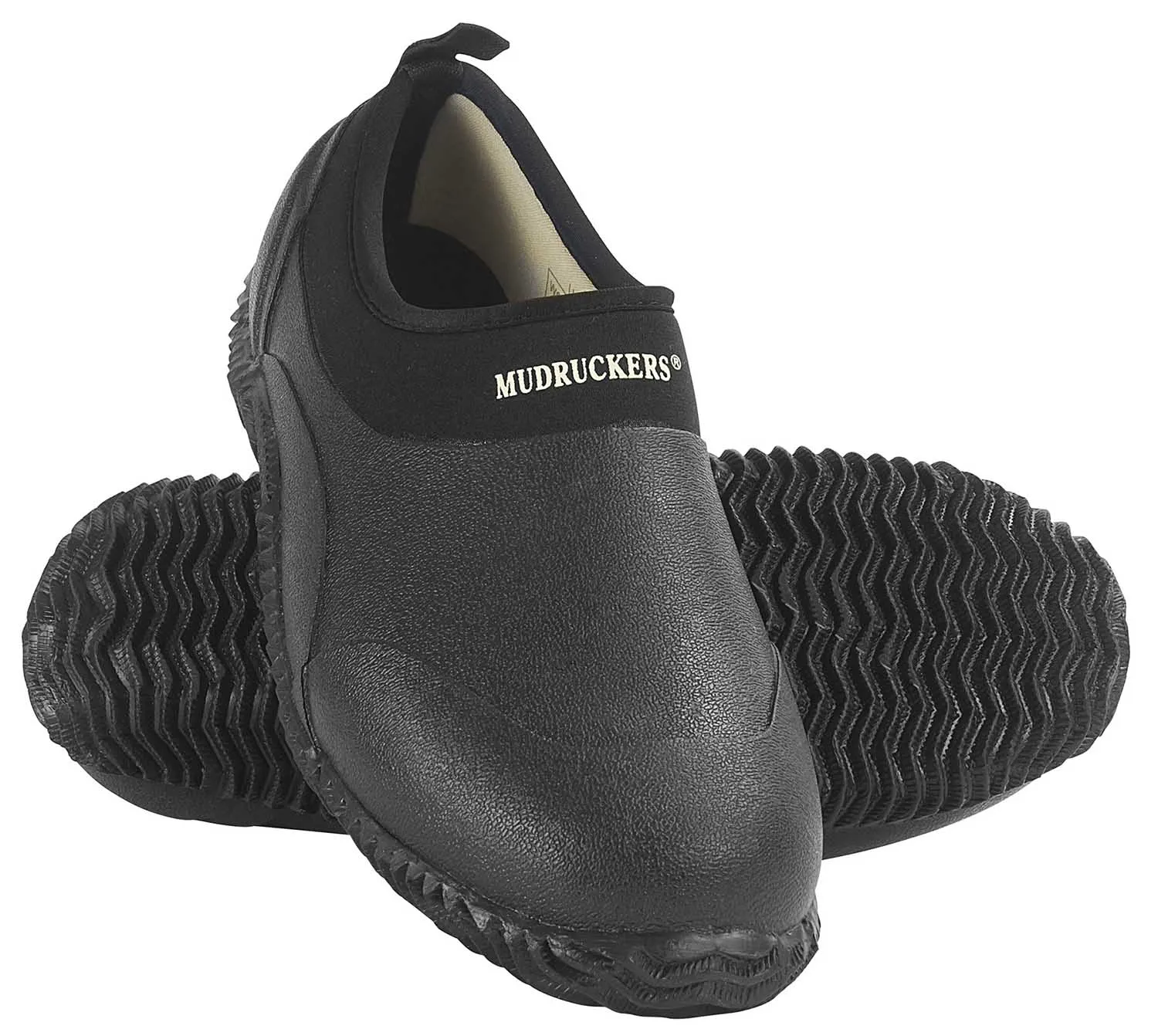 Black Mudruckers Waterproof Shoes