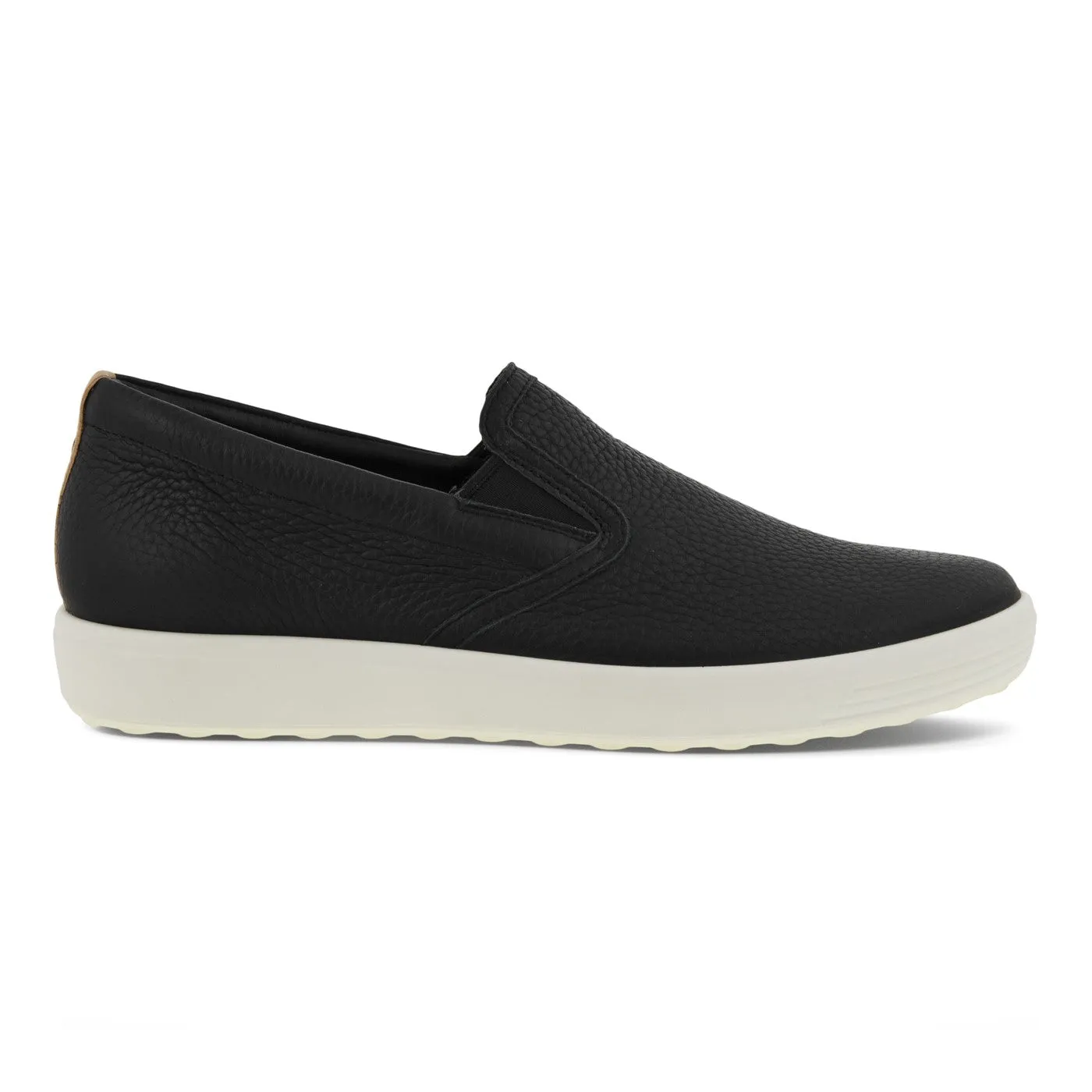 Ecco Women's Soft 7 Slip On - Black/Powder