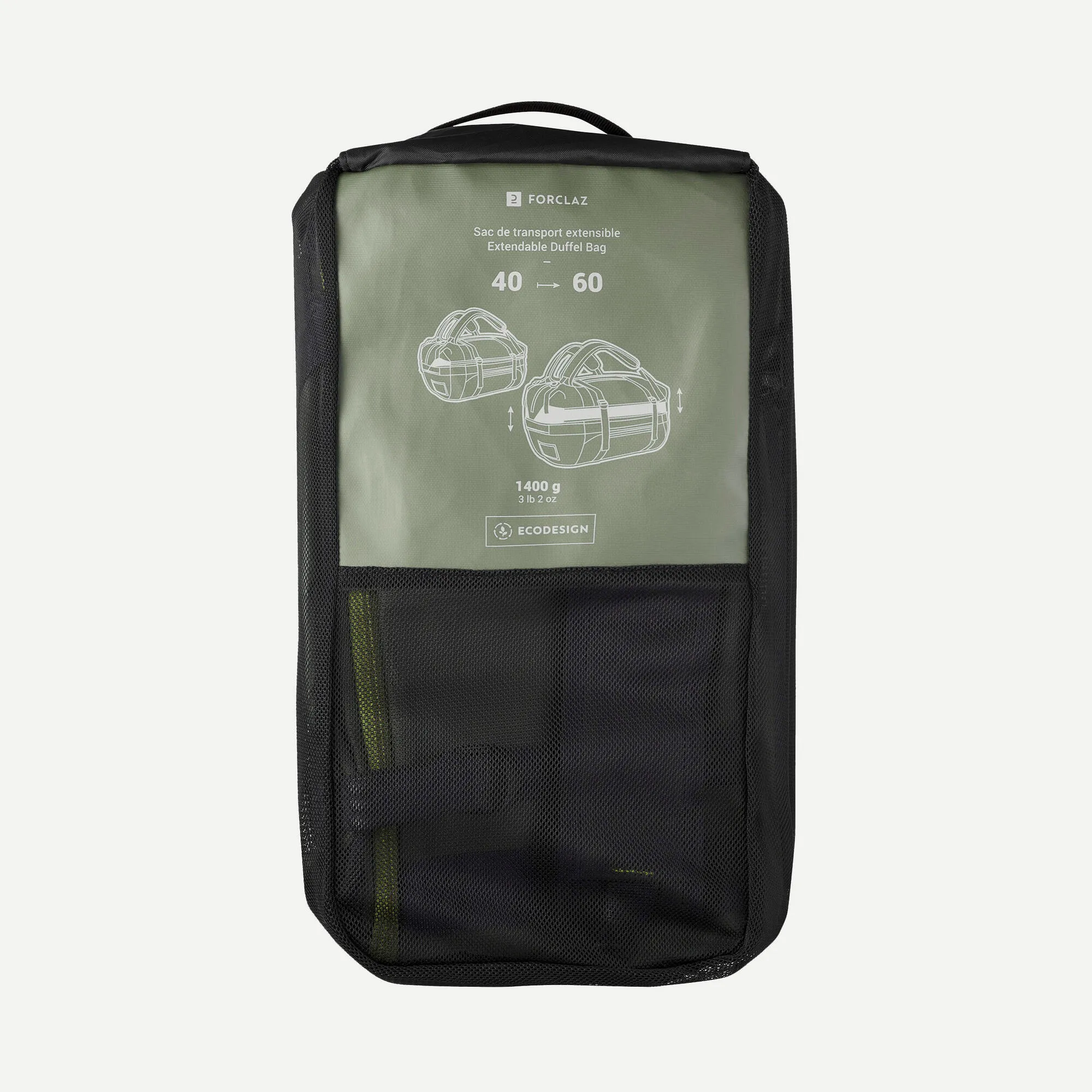 Forclaz 500 Extend 40-60 L Duffel Bag