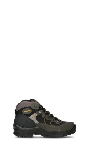 GRISPORT Scarpa trekking uomo grigia in pelle