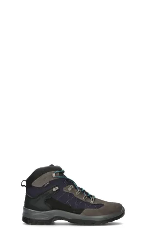 GRISPORT Scarpa trekking uomo grigia/blu in pelle