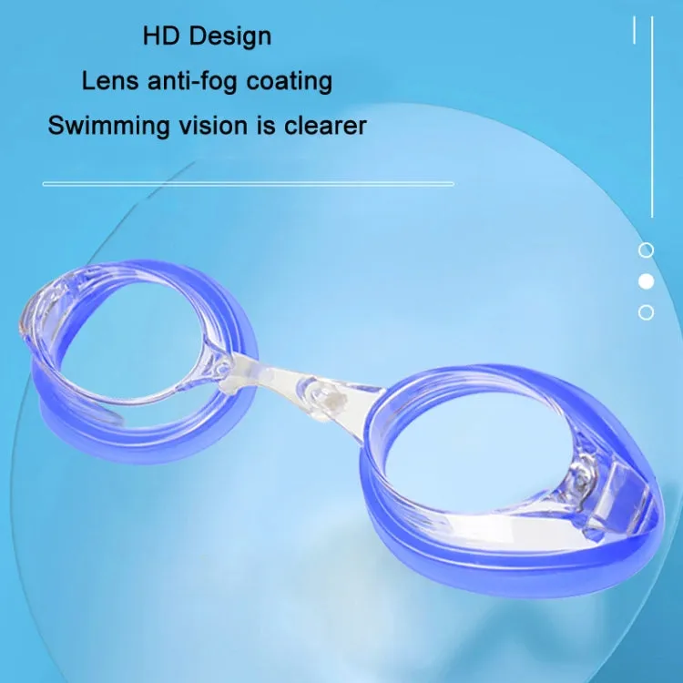 HAIZID Adult Competition Training Transparent Myopia Swimming Goggles, Color: 580AM Black