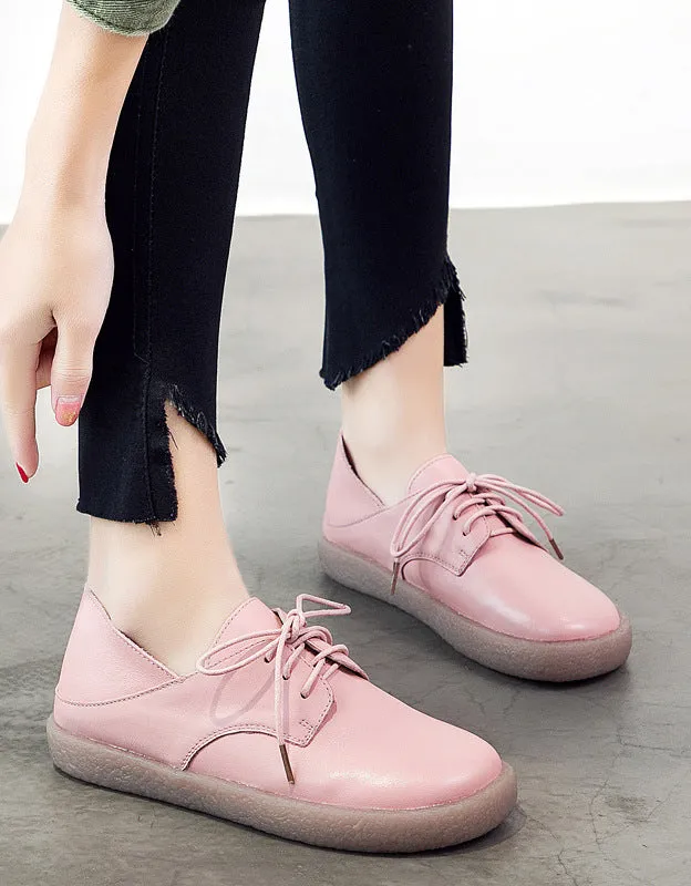 Lace-up Comfortable Casual Leather Sneakers