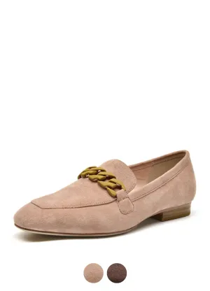 Lorenza Women's Elegant Suede Loafer Shoes