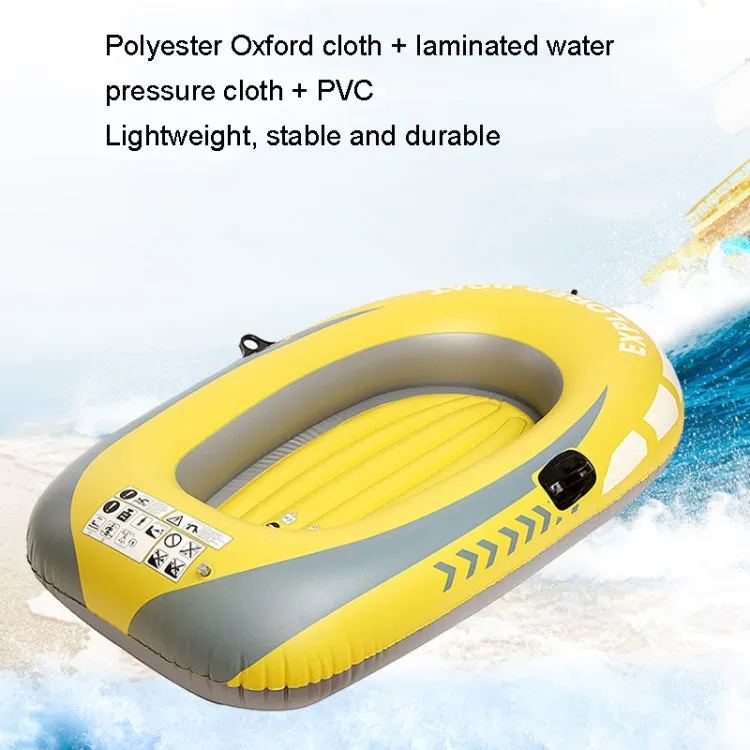 LS-801 Small PVC Water Casual Inflatable Boat, Style: Dual People Use Hand Pump Paddle