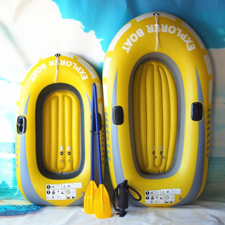 LS-801 Small PVC Water Casual Inflatable Boat, Style: Dual People Use Hand Pump Paddle