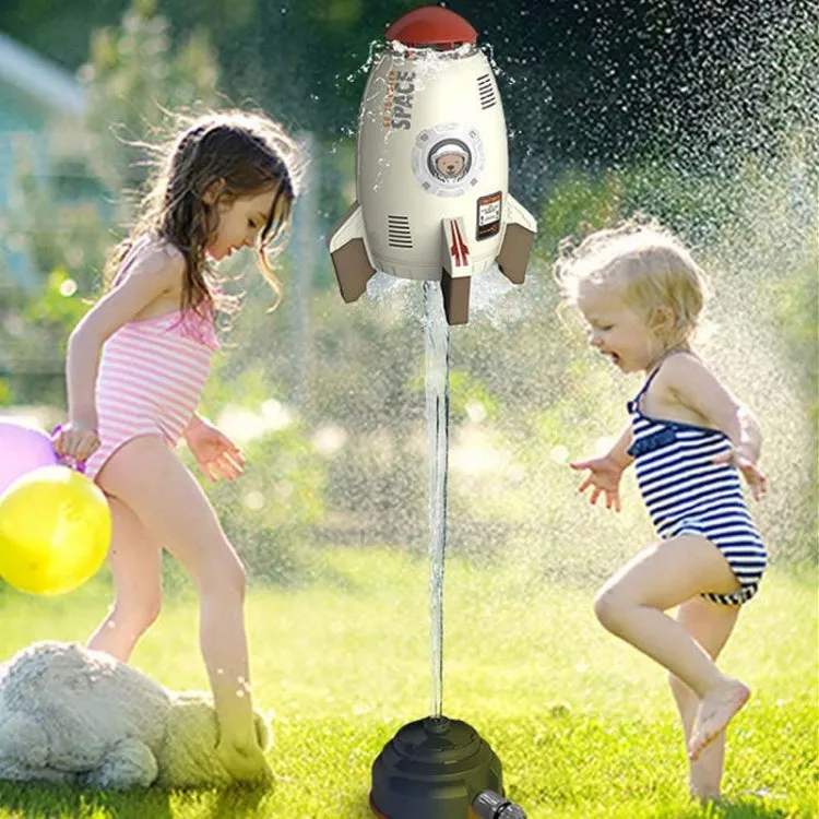 Outdoor Yard Sprinkler Rocket Toy With 5m Hose Tech