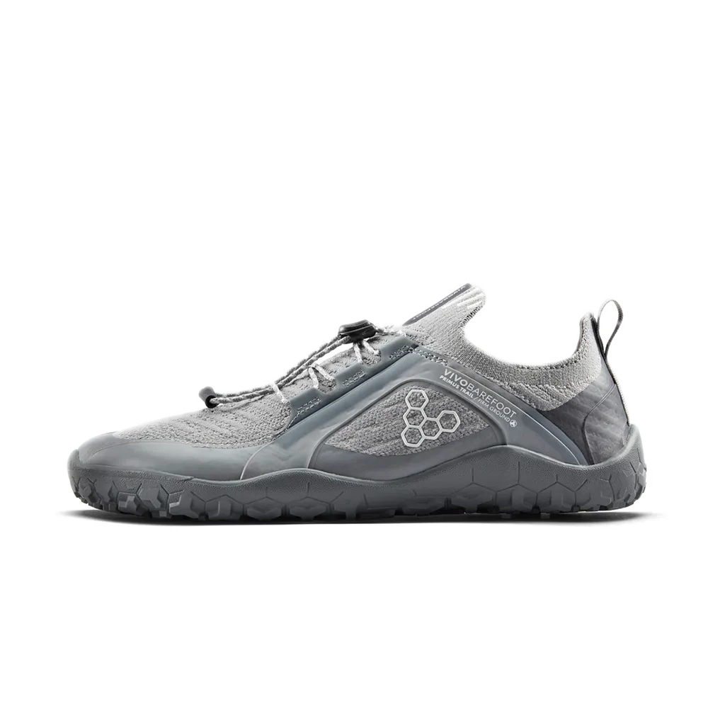 [PRE-ORDER] Vivobarefoot Primus Trail Knit FG Mens Ultimate Grey (ETA. MID DEC)