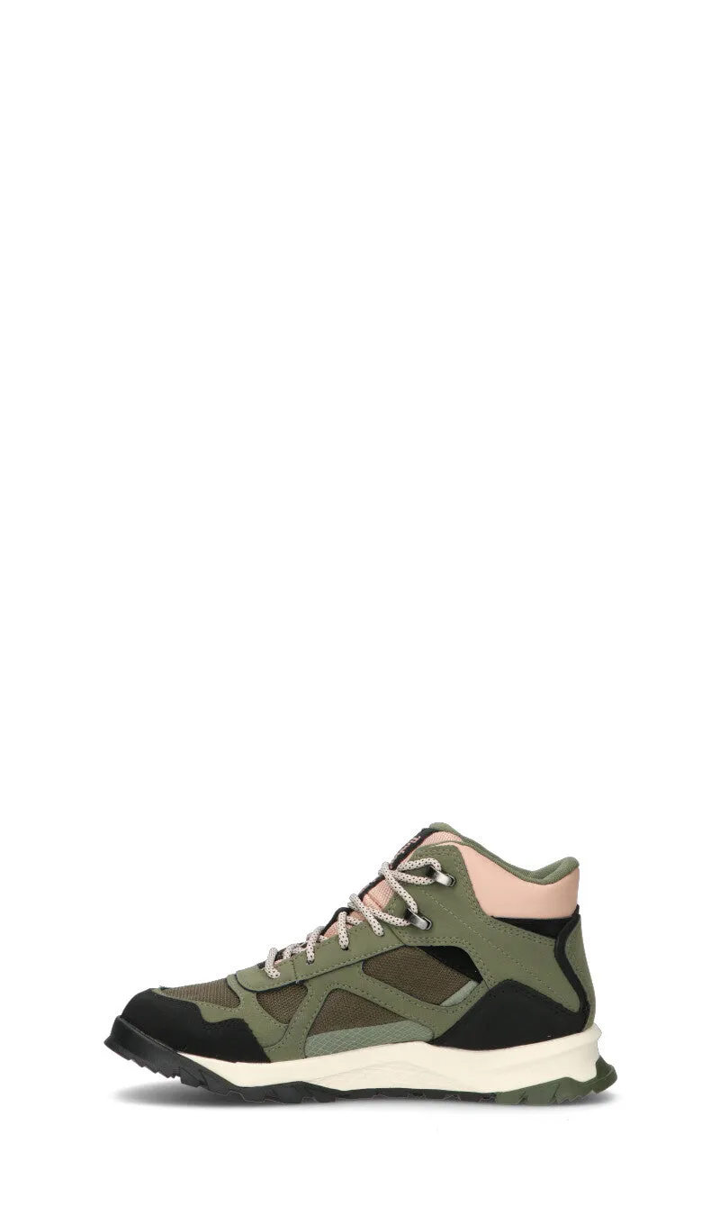 TIMBERLAND Scarpa trekking donna verde/cipria in pelle