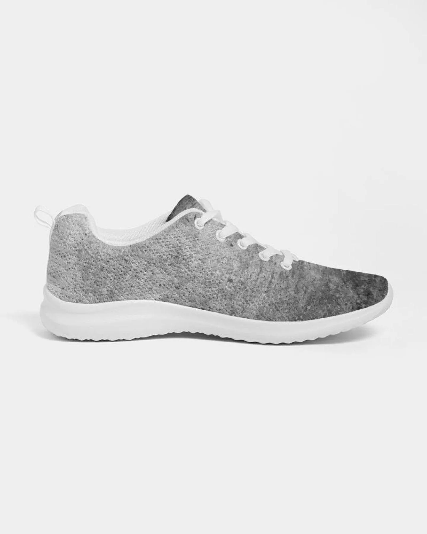 Women's Sneakers - Grey Tie-dye Style Canvas Sports Shoes / Running