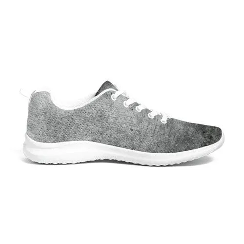 Women's Sneakers - Grey Tie-dye Style Canvas Sports Shoes / Running